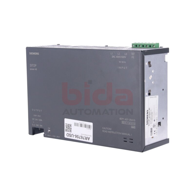 Siemens 6EP1437-2BA10 / 6EP1 437-2BA10 SITOP Power supply Stromversorgung