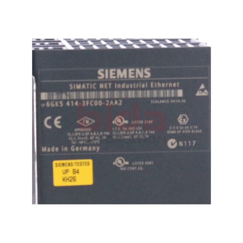 Siemens 6GK5414-3FC00-2AA2 (6GK5 414-3FC00-2AA2) SIMATIC NET SCALANCE X414-3E, modular IE Switch