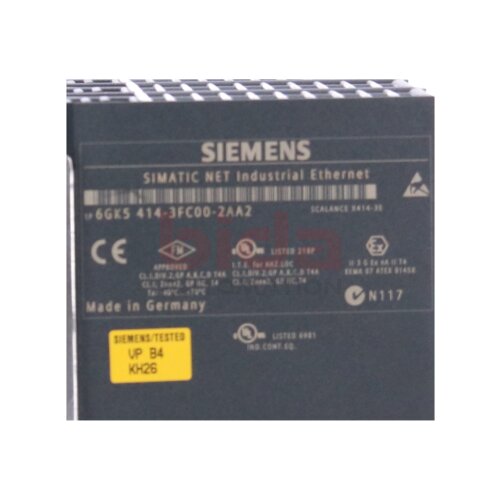Siemens 6GK5414-3FC00-2AA2 (6GK5 414-3FC00-2AA2) SIMATIC NET SCALANCE X414-3E, modular IE Switch
