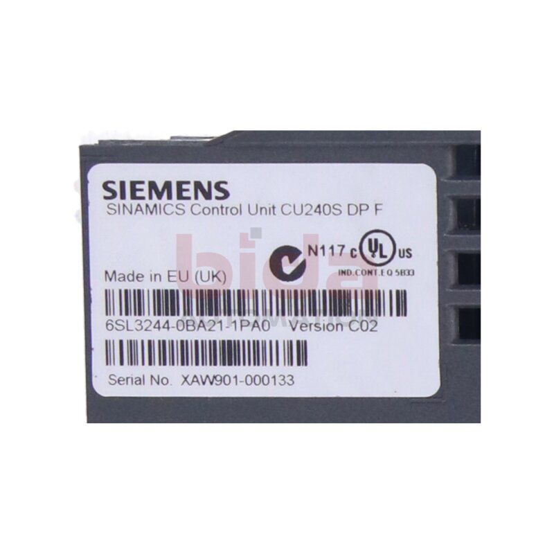 Siemens 6SL3244-0BA21-1PA0 Control unit SINAMICS 6SL3 244-0BA21-1PA0 Steuerungsmodul G120