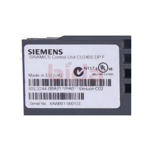 Siemens 6SL3244-0BA21-1PA0 Control unit SINAMICS 6SL3 244-0BA21-1PA0 Steuerungsmodul G120