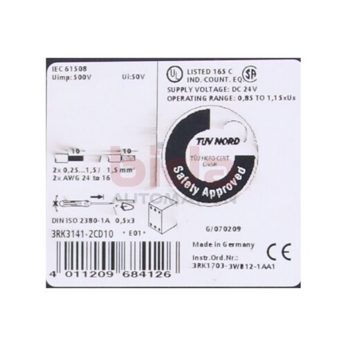 Siemens 3RK3141-1CD10 DP/AS Interface Module F-Link PROFIBUS-DP/AS-i