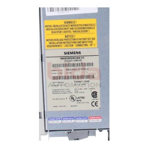Siemens 6SE7021-3TP60-Z Masterdrives DC/AC Drive Z=G91 /...