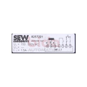 SEW 8257221 SEW BME 1,5 Bremsgleichrichter Brake...