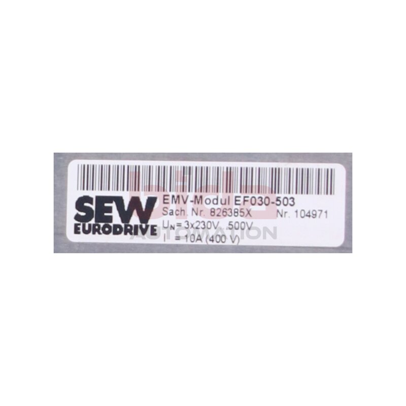 SEW EF030-503 SEW EMV-Modul EF 030-503 Module 3 x 230V-500V 10A