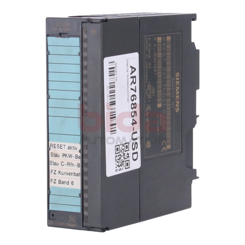 Siemens 6ES7331-7KB01-0AB0 SIMATIC S7-300 Analogeingabe SM 331 Analog Input