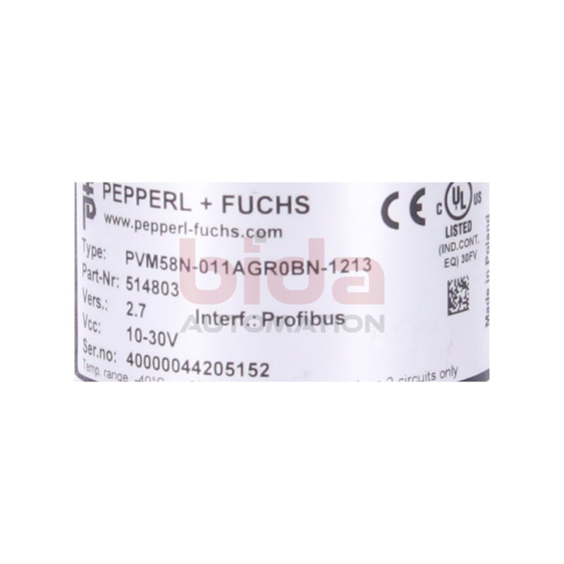 PEPPERL+FUCHS PVM58N-011AGR0BN-1213 Multiturn Absolut-Drehgeber / Multiturn absolute encoder