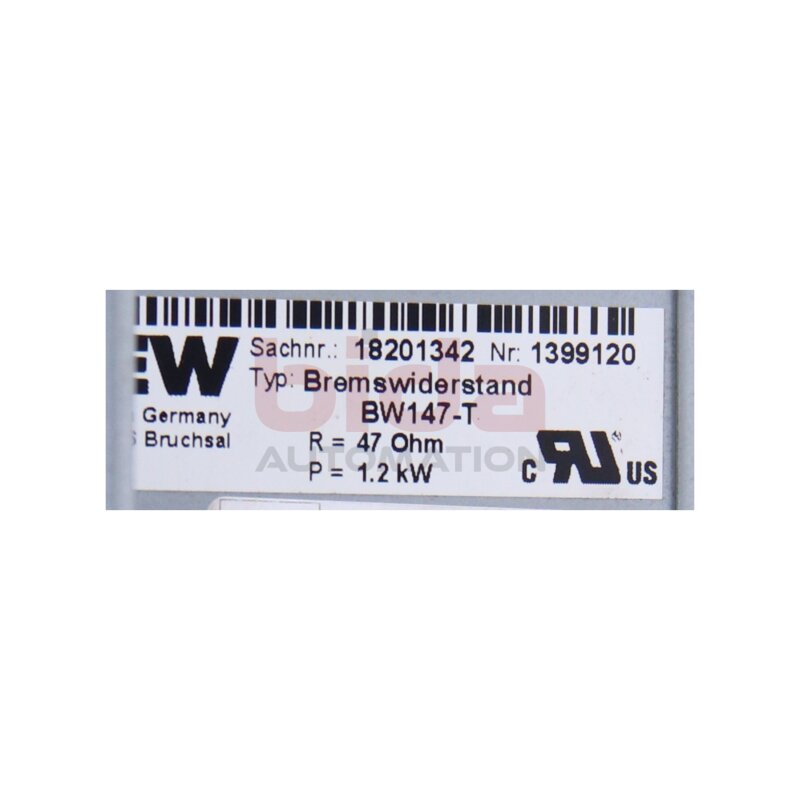SEW BW147-T (18201342) Bremswiderstand / Braking resistor