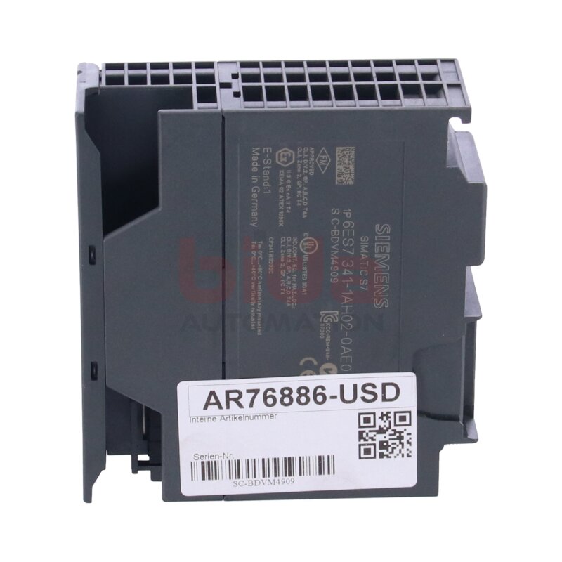 Siemens 6ES7341-1AH02-0AE0 SIMATIC S7-300 CP 341 Kommunikationsprozessor mit RS-232C-Schnittstelle (V.24) Communication processor with RS-232C interface