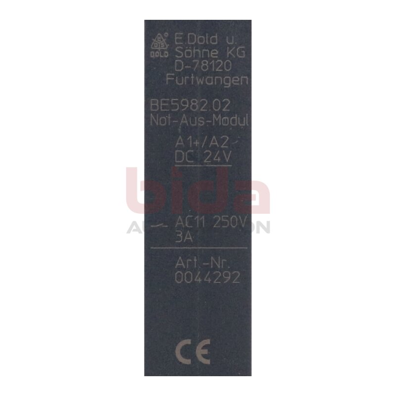 E.Dold und S&ouml;hne  BE5982 02 Art-Nr.0044292 Not-Aus-Modul Emergency Stop Module