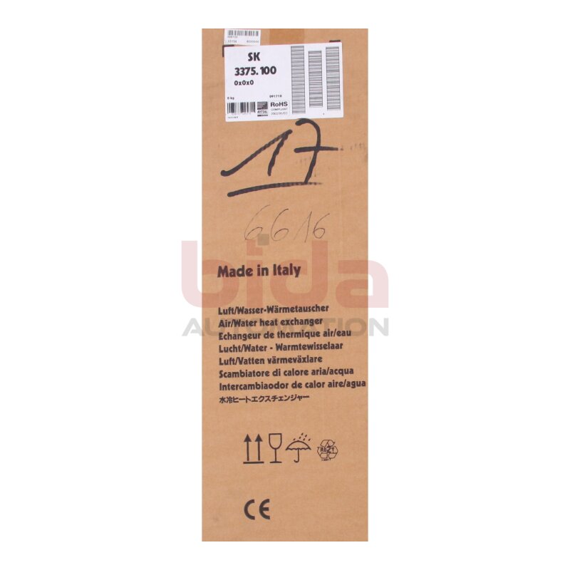 Rittal SK 3375.100 Luft/Wasser-W&auml;rmetauscher Air/water heat exchanger