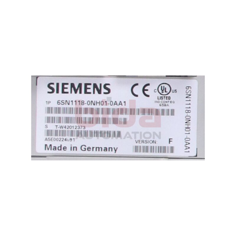 Siemens 6SN1118-0NH01-0AA1 SIMODRIVE 611 Universal HRS Regelungseinschub Control insert