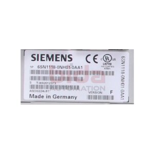 Siemens 6SN1118-0NH01-0AA1 SIMODRIVE 611 Universal HRS...