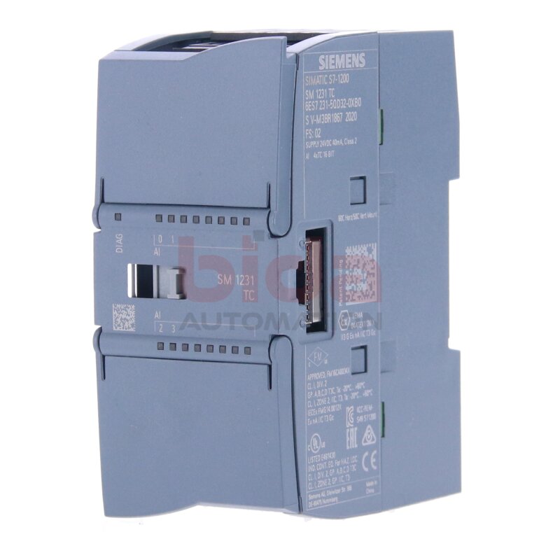 Siemens 6ES7231-5QD32-0XB0 SIMATIC S7-1200 Analogeingabe SM 1231 TC Analog input