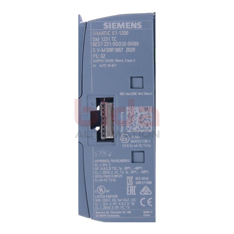 Siemens 6ES7231-5QD32-0XB0 SIMATIC S7-1200 Analogeingabe SM 1231 TC Analog input