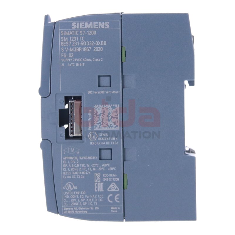 Siemens 6ES7231-5QD32-0XB0 SIMATIC S7-1200 Analogeingabe SM 1231 TC Analog input