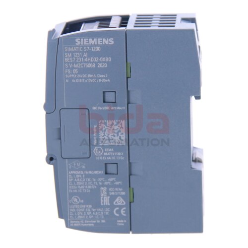 Siemens 6ES7231-4HD32-0XB0 SIMATIC S7-1200 Analogeingabe SM 1231 Analog input