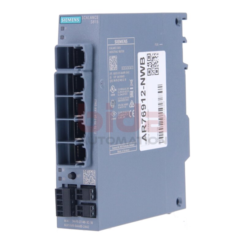 Siemens 6GK5615-0AA00-2AA2 SCALANCE S615 LAN-Router