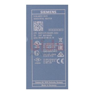 Siemens 6GK5615-0AA00-2AA2 SCALANCE S615 LAN-Router