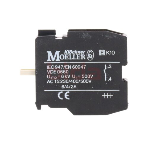 Moeller EK10 Kontaktelement Schlie&szlig;er Contact Block  Closer