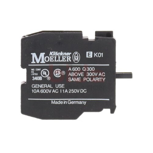 Moeller EK01 Kontaktelement &Ouml;ffner Contakt Block Opener