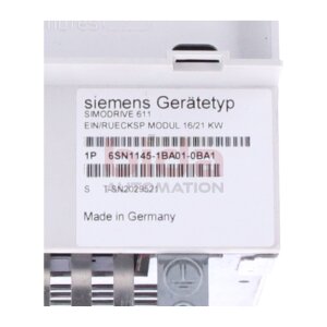 Siemens 6SN1145-1BA01-0BA1 SIMODRIVE 611...