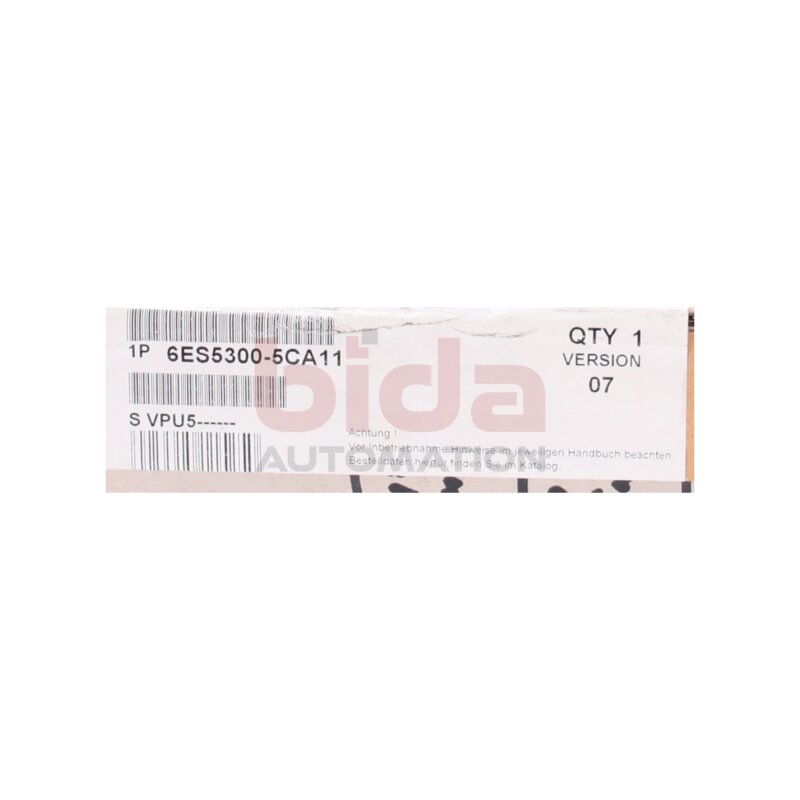 Siemens 6ES5300-5CA11 / 6ES5 300-5CA11 SIMATIC S5, Anschaltung / Connection IM 300