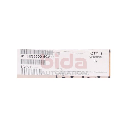 Siemens 6ES5300-5CA11 / 6ES5 300-5CA11 SIMATIC S5, Anschaltung / Connection IM 300