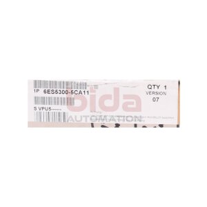 Siemens 6ES5300-5CA11 / 6ES5 300-5CA11 SIMATIC S5,...