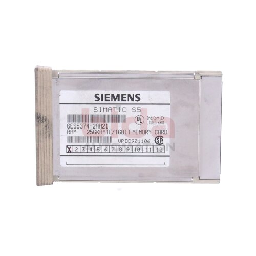 Siemens 6ES5374-2AH21 / 6ES5 374-2AH21 SIMATIC S5, Memory Card / Speicherkarte lange Bauform RAM  256 KByte