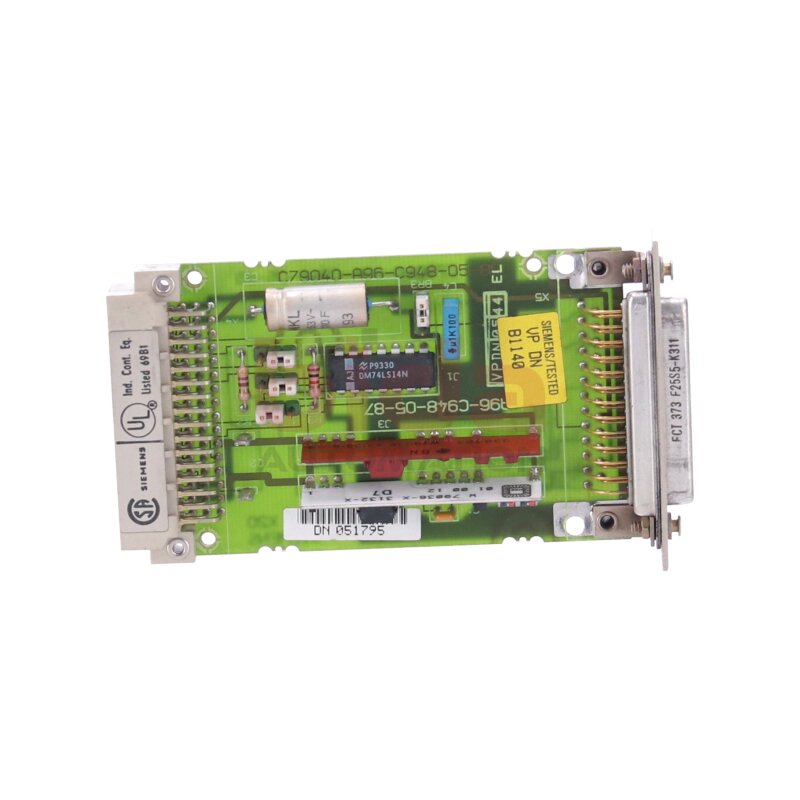Siemens 6ES5752-0AA12 / 6ES5 752-0AA12  SIMATIC S5, Interface module / Schnittstellenmodul f&uuml;r CP 524 und CPU 928B 20mA-Schnittstelle