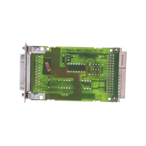 Siemens 6ES5752-0AA12 / 6ES5 752-0AA12  SIMATIC S5, Interface module / Schnittstellenmodul f&uuml;r CP 524 und CPU 928B 20mA-Schnittstelle