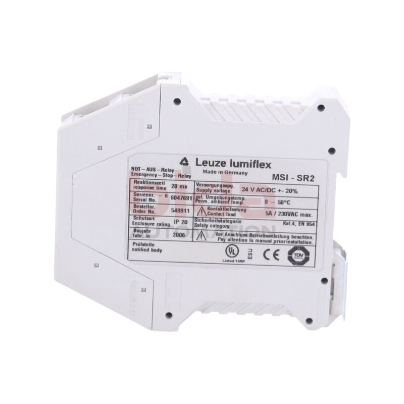 Leuze MSI-SR2(549911) Sicherheits-Schaltger&auml;t Emergency-Stop-Relay