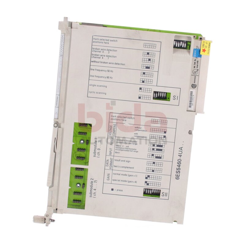 Siemens 6ES5460-4UA13 / 6ES5 460-4UA13  SIMATIC S5 Analogeingabe / Analogue input