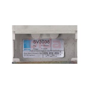 RITTAL SV3038 Geräteadapter / Device adapter 500V / 63A