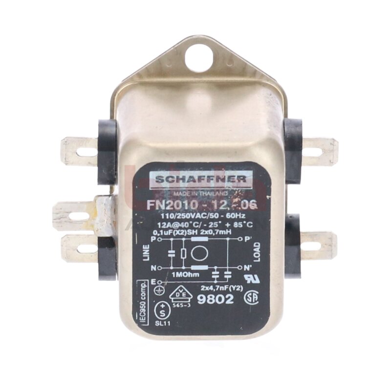 Schaffner FN2010-12-06 EMI Netzfilter EMI Power Line Filter