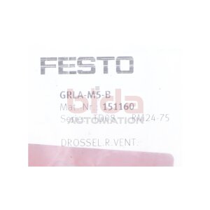 Festo GRLA-M5-B (151160)  Drossel-Rückschlagventil /...