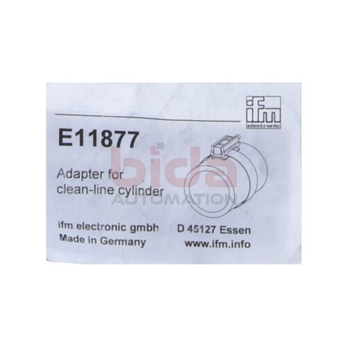 ifm E11877 Adapter f&uuml;r Clean-Line-Zylinder
