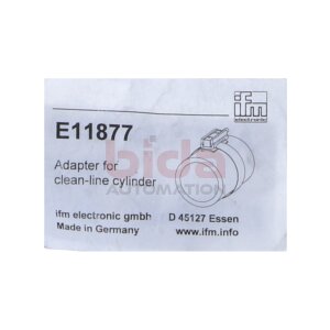 ifm E11877 Adapter für Clean-Line-Zylinder
