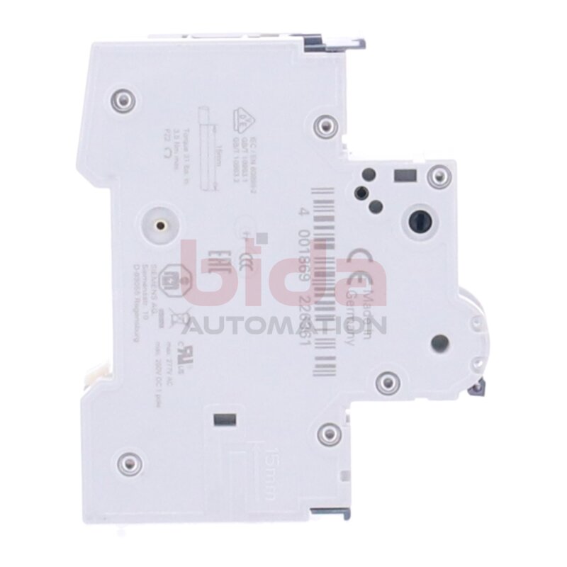 Siemens 5SY5104-7 / 5SY5 104-7 Leitungsschutzschalter Allstrom All-current circuit breaker