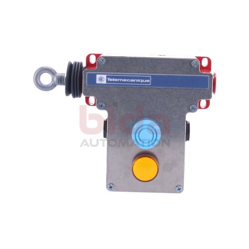 Telemecanique XY2CE2A296 Latching emergency stop rope pull switch /  Rastender Not-Aus-Seilzugschalter