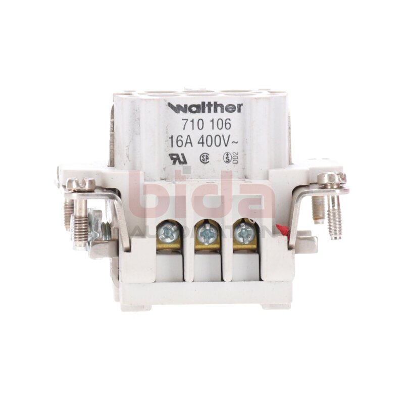 Walther 710 106 16A 400V-  Buchseneinsatz Socket Insert