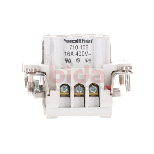 Walther 710 106 16A 400V-  Buchseneinsatz Socket Insert