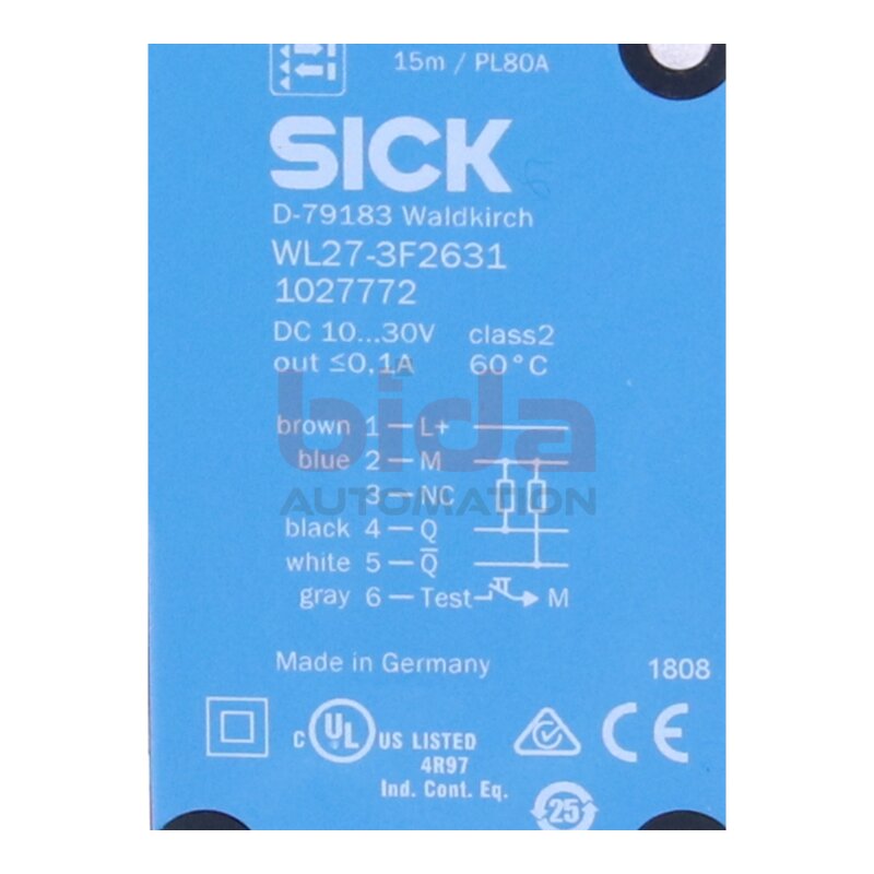 Sick WL27-3F2631 (1027772 ) Lichtschranke / Light barrier 10...30V DC