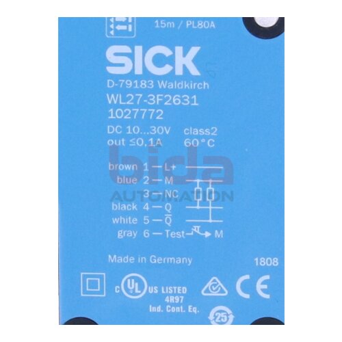 Sick WL27-3F2631 (1027772 ) Lichtschranke / Light barrier 10...30V DC