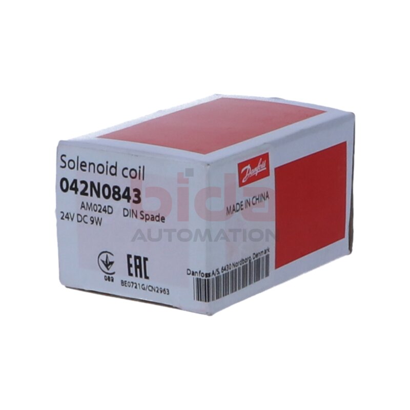 Danfoss Magnetventil Solenoid coil 042N0843 (AM024D)
