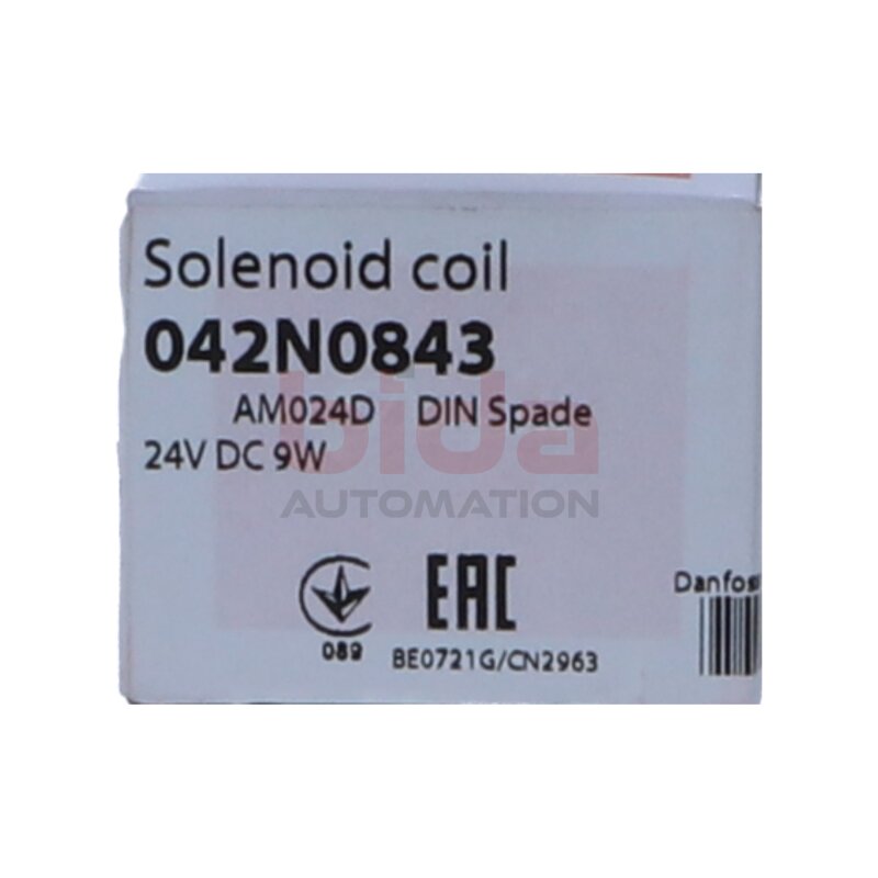 Danfoss Magnetventil Solenoid coil 042N0843 (AM024D)