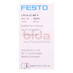 Festo CPV14-GE-MP-8 (18265) Elektrik-Anschaltung /...