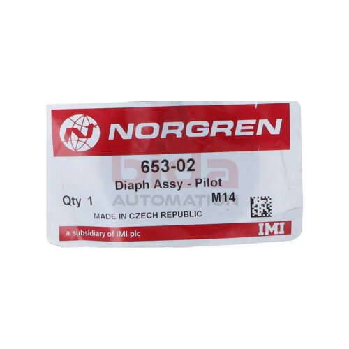 NORGREN 653-02 Diaph Assy - Pilot