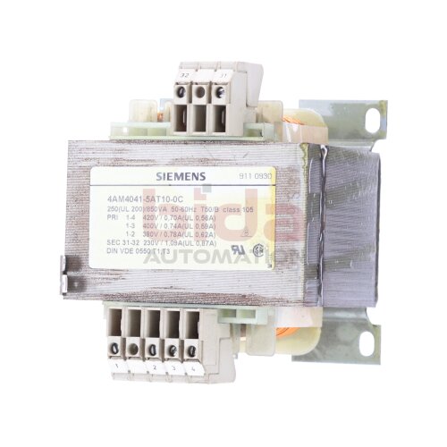 Siemens 4AM4041-5AT10-0C / 4AM4 041-5AT10-0C Steuertranformator  Control Transformer